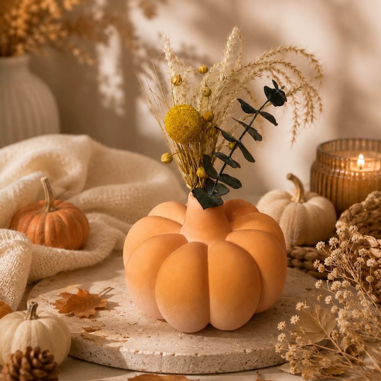 Pumpkin Bloom Vase